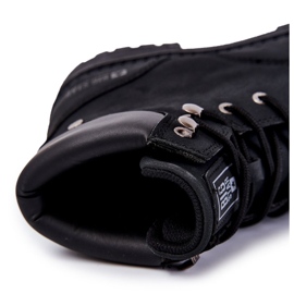 Męskie Botki Trapery Memory Foam Big Star KK174209 Czarne 2