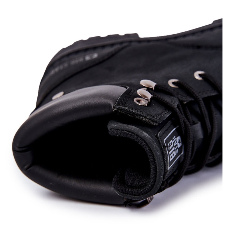 Męskie Botki Trapery Memory Foam Big Star KK174209 Czarne 2