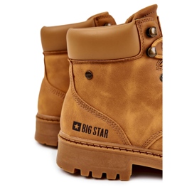 Męskie Botki Trapery Memory Foam Big Star KK174207 Camel wielokolorowe żółte 1