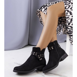 PA1 Czarne ocieplane botki Meldert 1