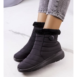 PA1 Czarne śniegowce pikowane Reign 2