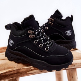 Dziecięce Ocieplane Botki Trapery Czarne Otto 2