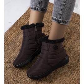 BM Brązowe śniegowce pikowane Reign 1