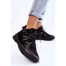 Damskie Trapery Memory Foam Big Star KK274218 Czarne 2