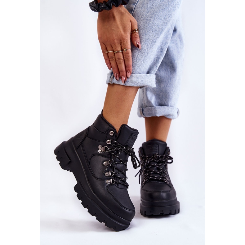 Damskie Buty Trekkingowe Lee Cooper LCJ-22-31-1435 Czarne 1