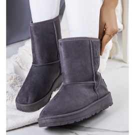 Szare śniegowce Big Star EE274417 2