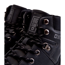 Męskie Botki Trapery Memory Foam Big Star KK174120 Czarne 1