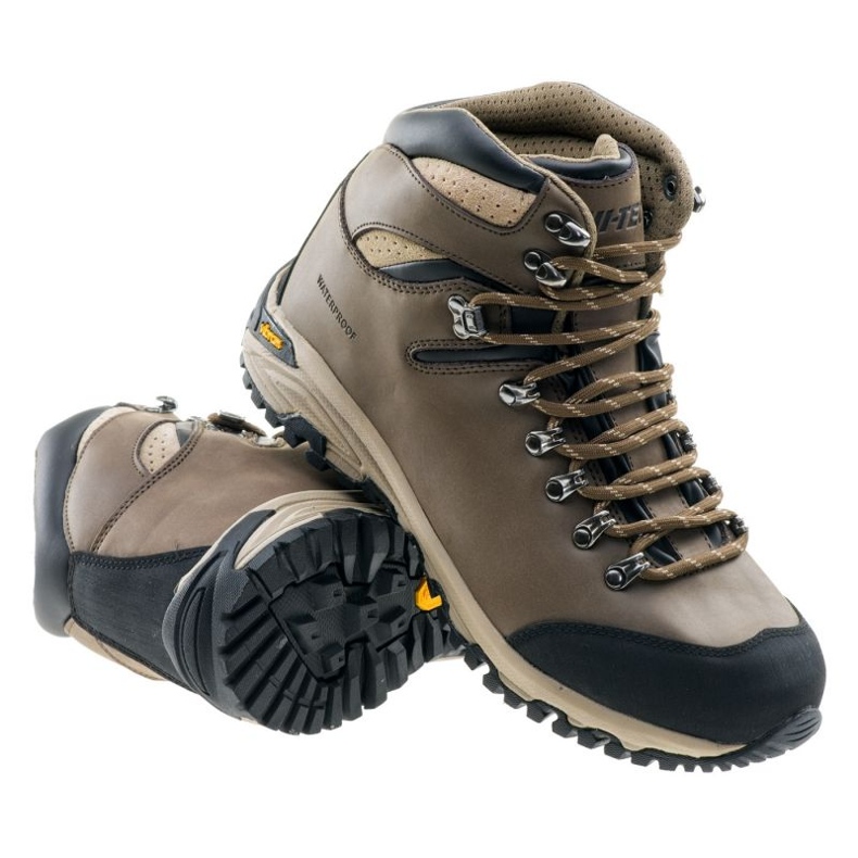 Buty Hi-Tec Sajama Mid Wp 92800064449 brązowe 1