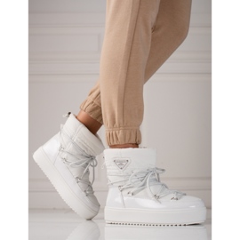 Śniegowce damskie białe shelovet 2