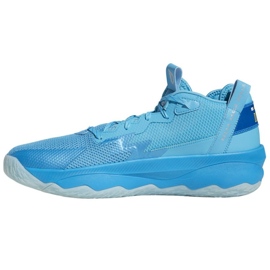 Buty do koszykówki adidas Dame 8 M GY6465 niebieskie niebieskie 1