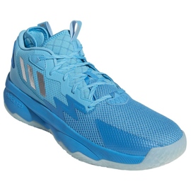 Buty do koszykówki adidas Dame 8 M GY6465 niebieskie niebieskie 3