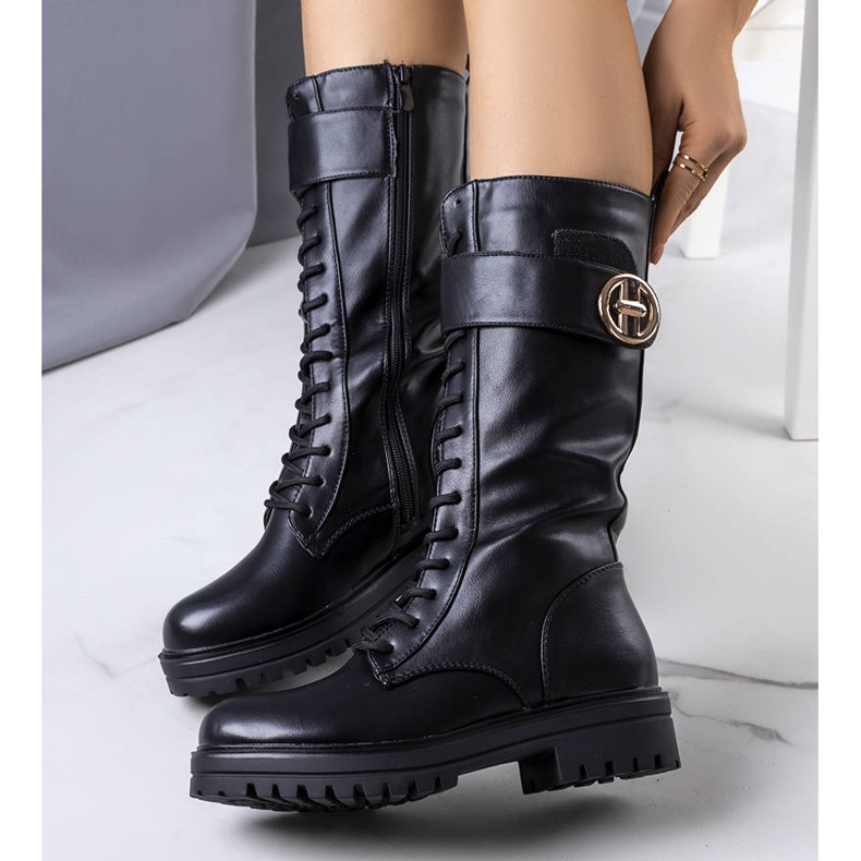 BM Czarne workery ocieplane Bicor 2