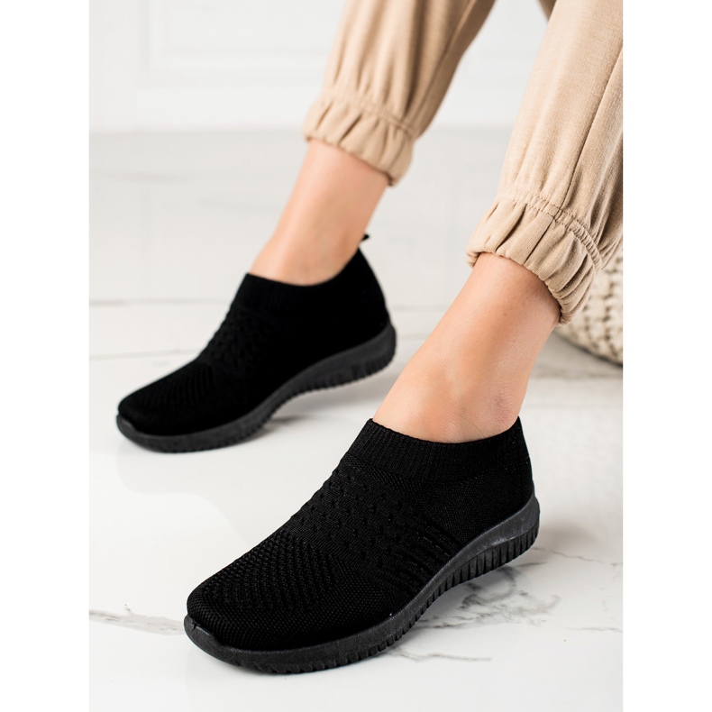 W. Potocki Wsuwane Buty Sportowe Potocki czarne 1