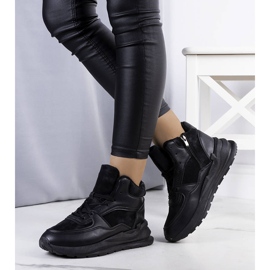 BM Czarne ocieplane sneakersy Malvern 1