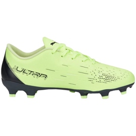 Buty piłkarskie Puma Ultra Play FG/AG Jr 106923 01 zielone zielone 1