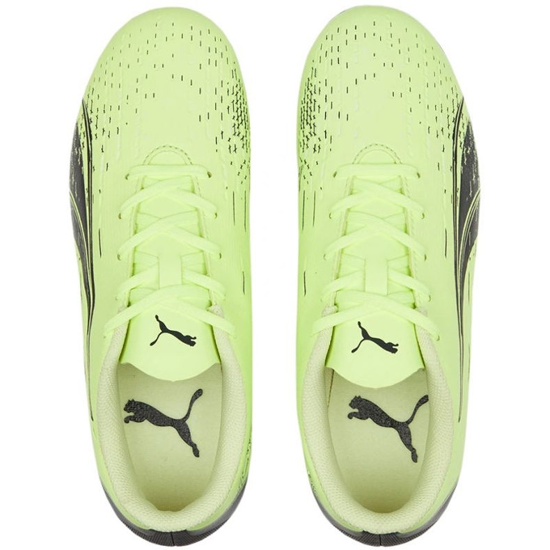 Buty piłkarskie Puma Ultra Play FG/AG Jr 106923 01 zielone zielone 2