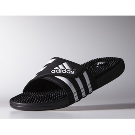 Klapki adidas Adissage M 078260 białe czarne 3