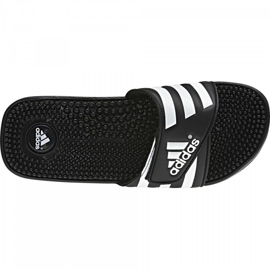 Klapki adidas Adissage M 078260 białe czarne 5