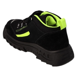 Befado obuwie dziecięce black/green 515X004 czarne 3