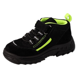 Befado obuwie dziecięce black/green 515X004 czarne 4