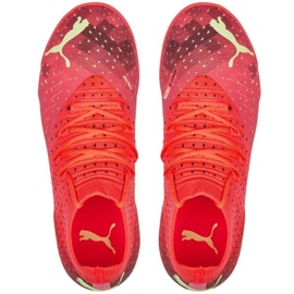Buty piłkarskie Puma Future 3.4 It Jr 107013 03 czerwone pomarańcze i czerwienie 1