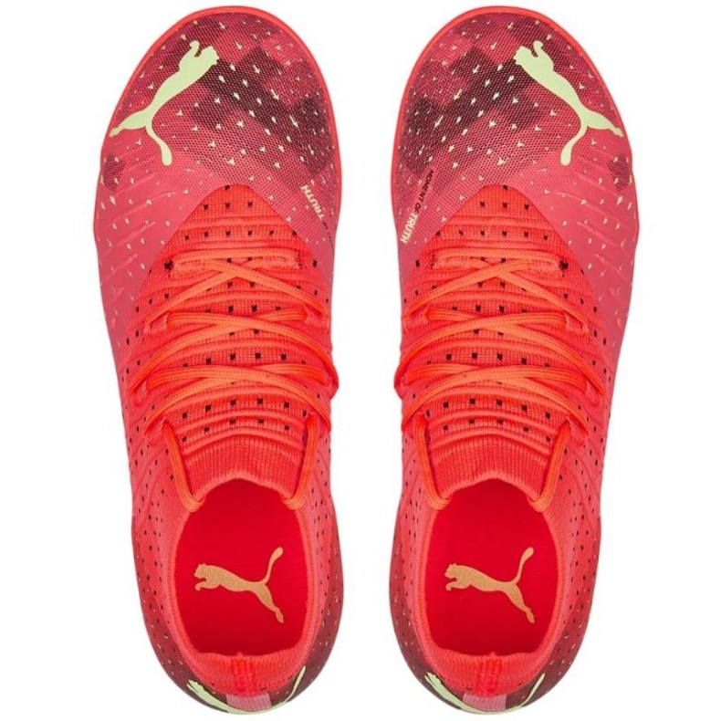 Buty piłkarskie Puma Future 3.4 It Jr 107013 03 czerwone pomarańcze i czerwienie 1