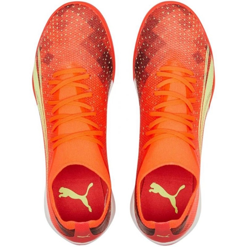 Buty piłkarskie Puma Ultra Match Tt M 106903 03 czerwone pomarańcze i czerwienie 1