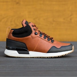 Skórzane buty wysokie Jogger Pro Bustagrip M MRM6B brązowe 1