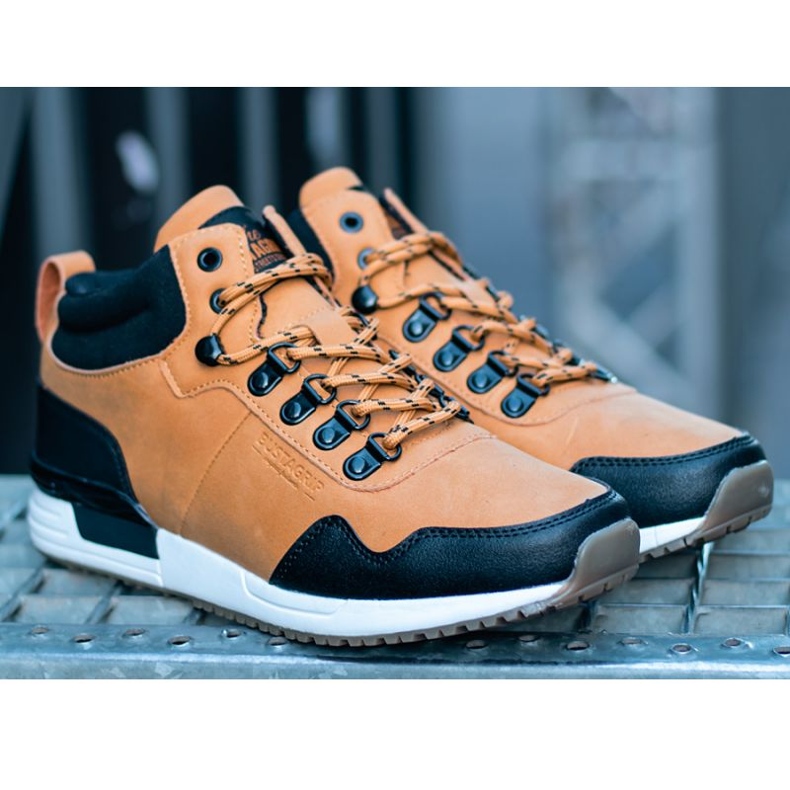 Skórzane buty wysokie Jogger Pro Bustagrip M MRM6C brązowe 2