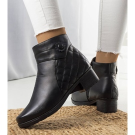 BM Czarne botki ocieplane Larry 1