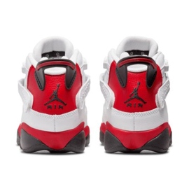 Buty Nike Jordan 6 Rings 323419-126 białe czerwone 4