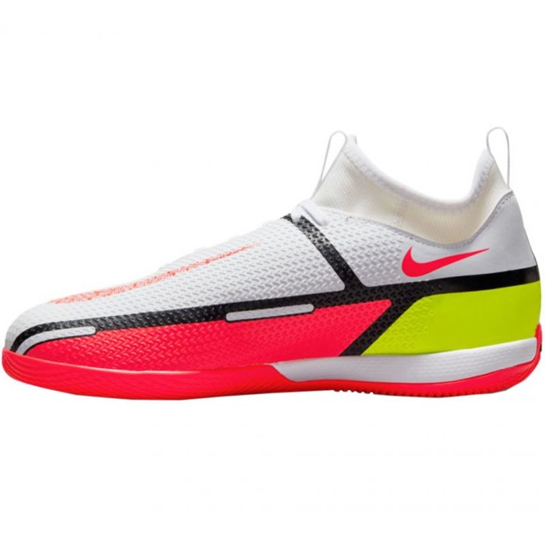 Buty halowe Nike Phantom GT2 Academy Df Ic Jr DC0815-167 białe czerwone 3