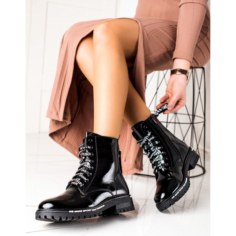 Goodin Modne Workery Z Ociepleniem czarne 1