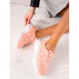 TRENDI Klasyczne Różowe Sneakersy 2