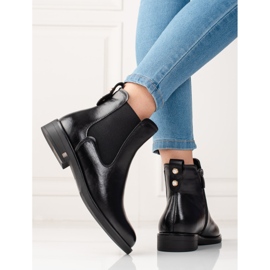 W. Potocki Sztyblety damskie z ociepleniem Potocki czarne 1