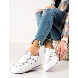 Weide Wygodne Casualowe Sneakersy białe 2