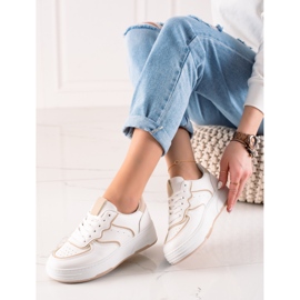 Weide Wygodne Casualowe Sneakersy białe 1