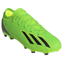 Buty piłkarskie adidas X Speedportal.3 Fg Jr GW8460 zielone zielone 3