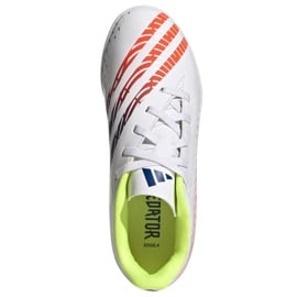 Buty piłkarskie adidas Predator Edge.4 V Tf Jr GV8496 białe białe 2