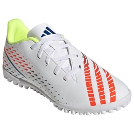 Buty piłkarskie adidas Predator Edge.4 V Tf Jr GV8496 białe białe 3