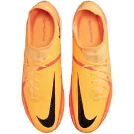 Buty piłkarskie Nike Phantom GT2 Academy Df Ic M DC0800-808 czarne pomarańcze i czerwienie 1