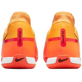 Buty piłkarskie Nike Phantom GT2 Academy Df Ic M DC0800-808 czarne pomarańcze i czerwienie 3