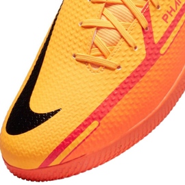 Buty piłkarskie Nike Phantom GT2 Academy Df Ic M DC0800-808 czarne pomarańcze i czerwienie 5