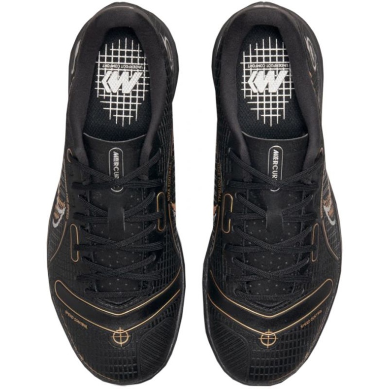 Buty piłkarskie Nike Mercurial Vapor 14 Academy Ic Jr DJ2861-007 czarne czarne 1