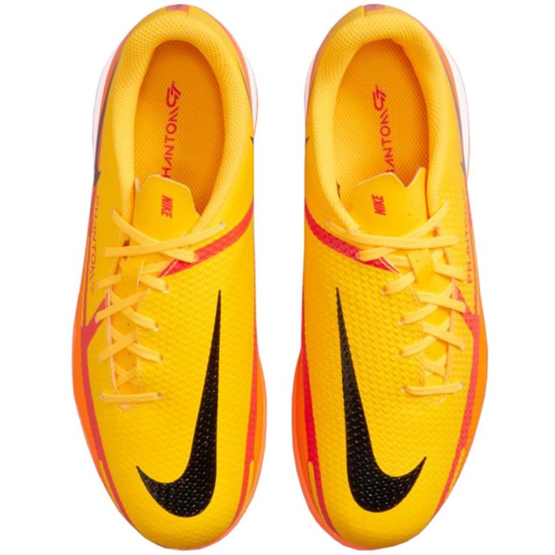 Buty piłkarskie Nike Phantom GT2 Academy Ic Jr DC0816-808 pomarańczowe pomarańcze i czerwienie 1