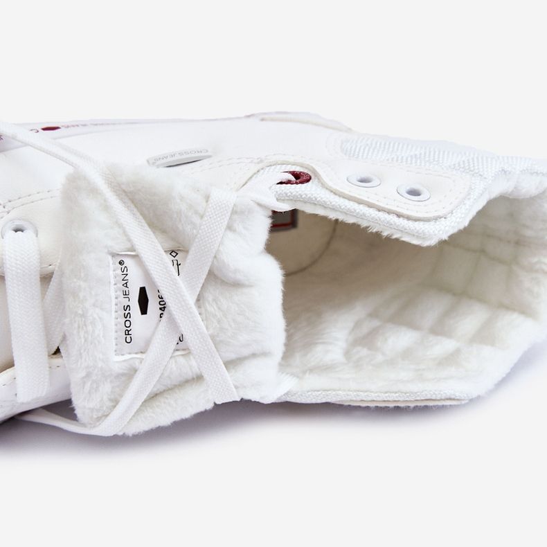 Damskie Wysokie Trampki Cross Jeans KK2R4060C Białe 1