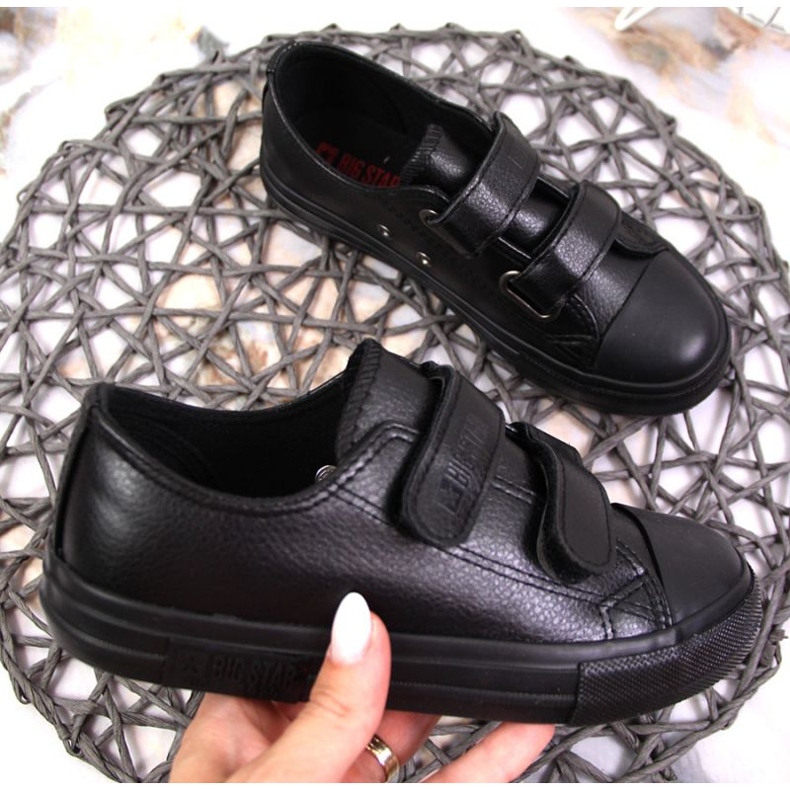 Trampki na rzep Big Star Jr KK374054 czarne 1