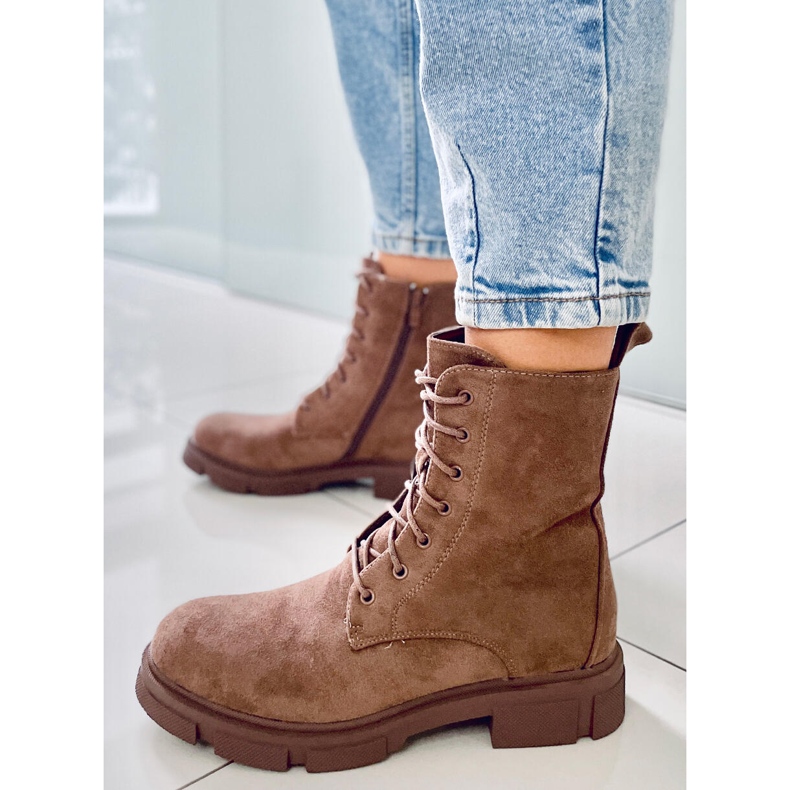 BM Workery sznurowane Turner Khaki brązowe 1