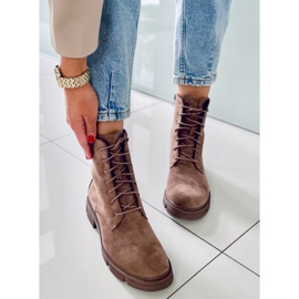 BM Workery sznurowane Turner Khaki brązowe 2