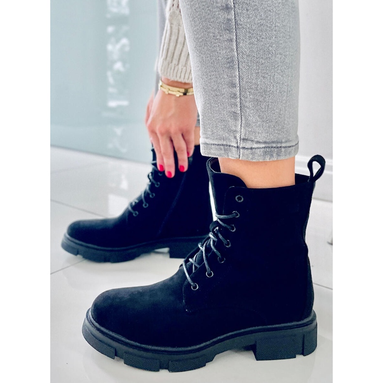 BM Workery sznurowane Turner Black czarne 1